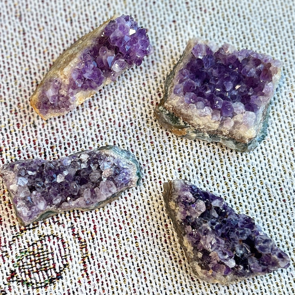 Amethyst Crystal Cluster Set - Picture 4 of 14